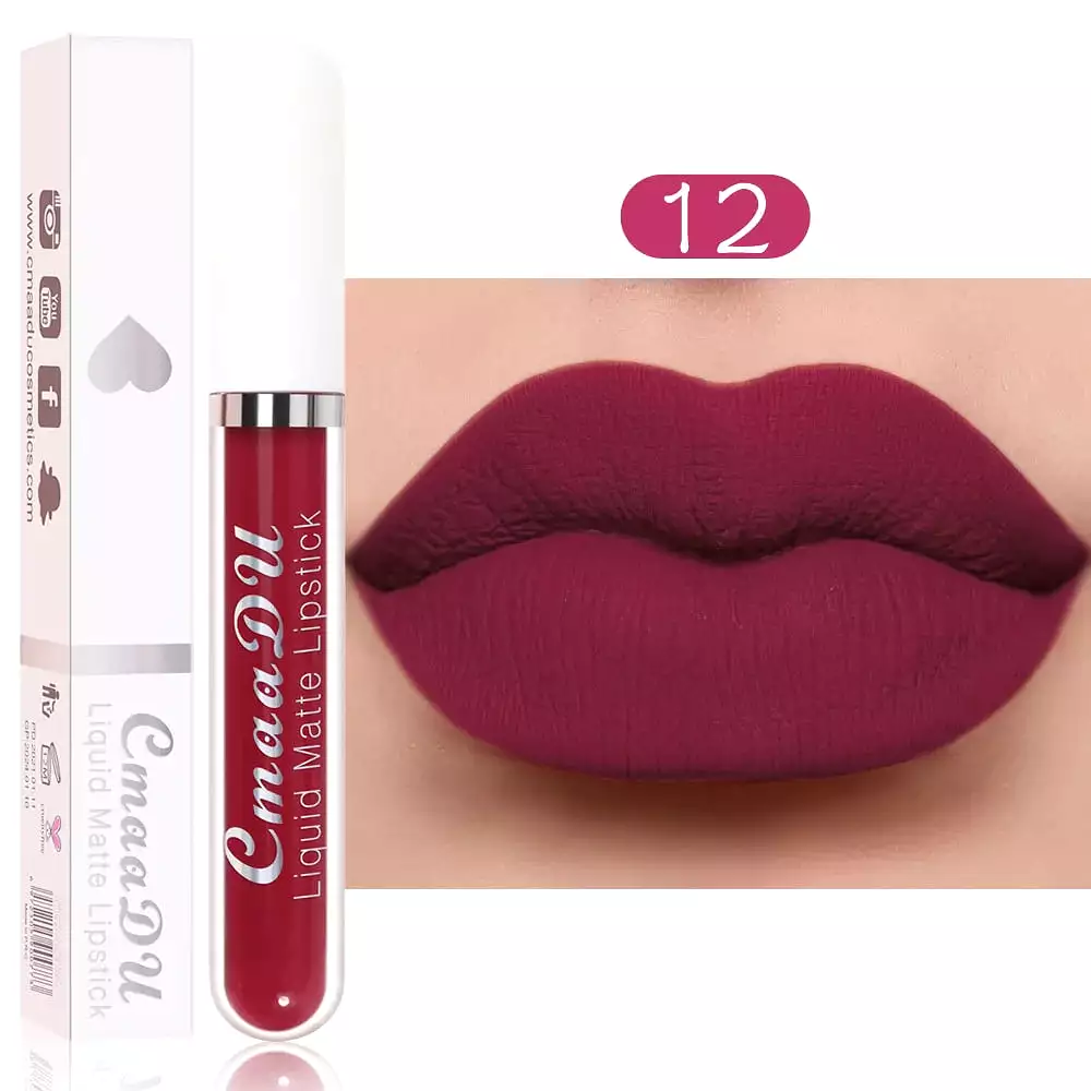 18-Color Waterproof Long-lasting Lip Gloss MK19072