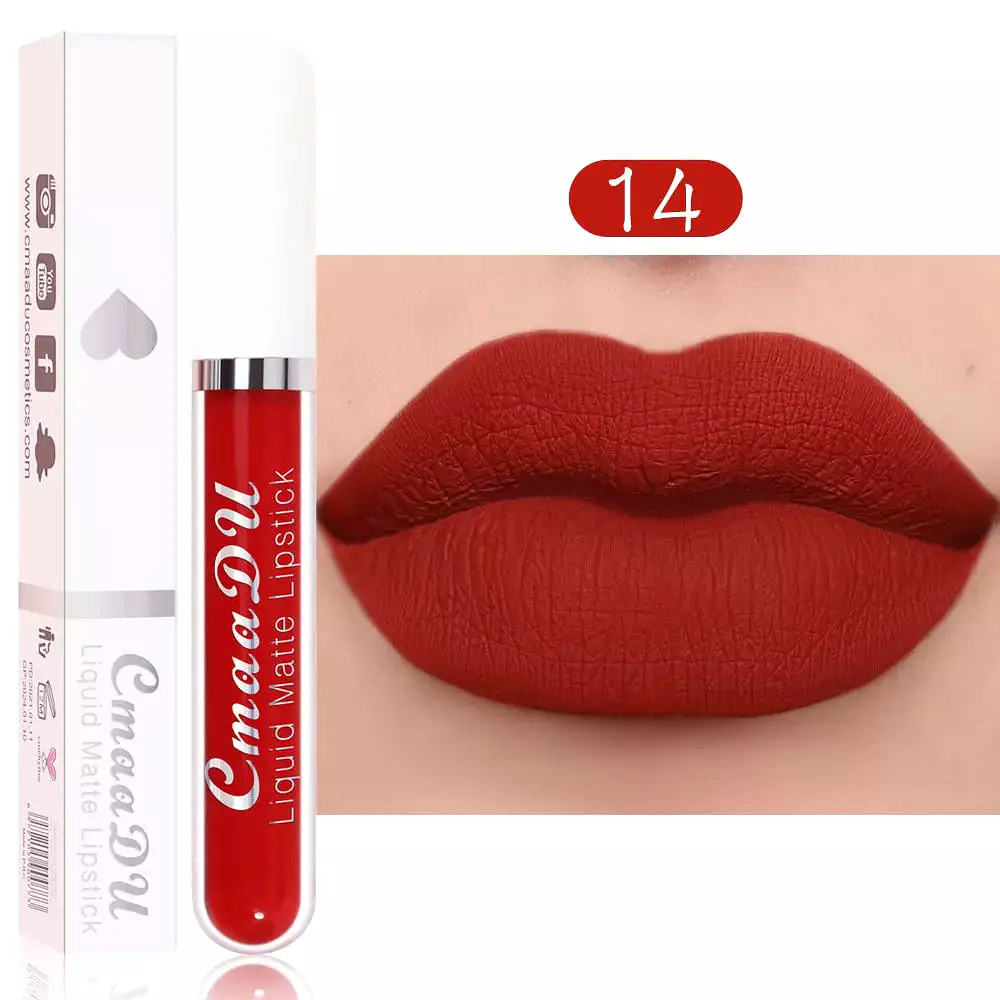 18-Color Waterproof Long-lasting Lip Gloss MK19072