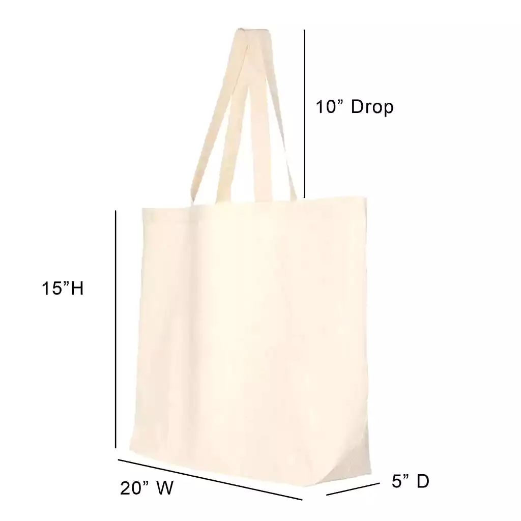 19th Hole Cotton Canvas Tote Bag for Golfer