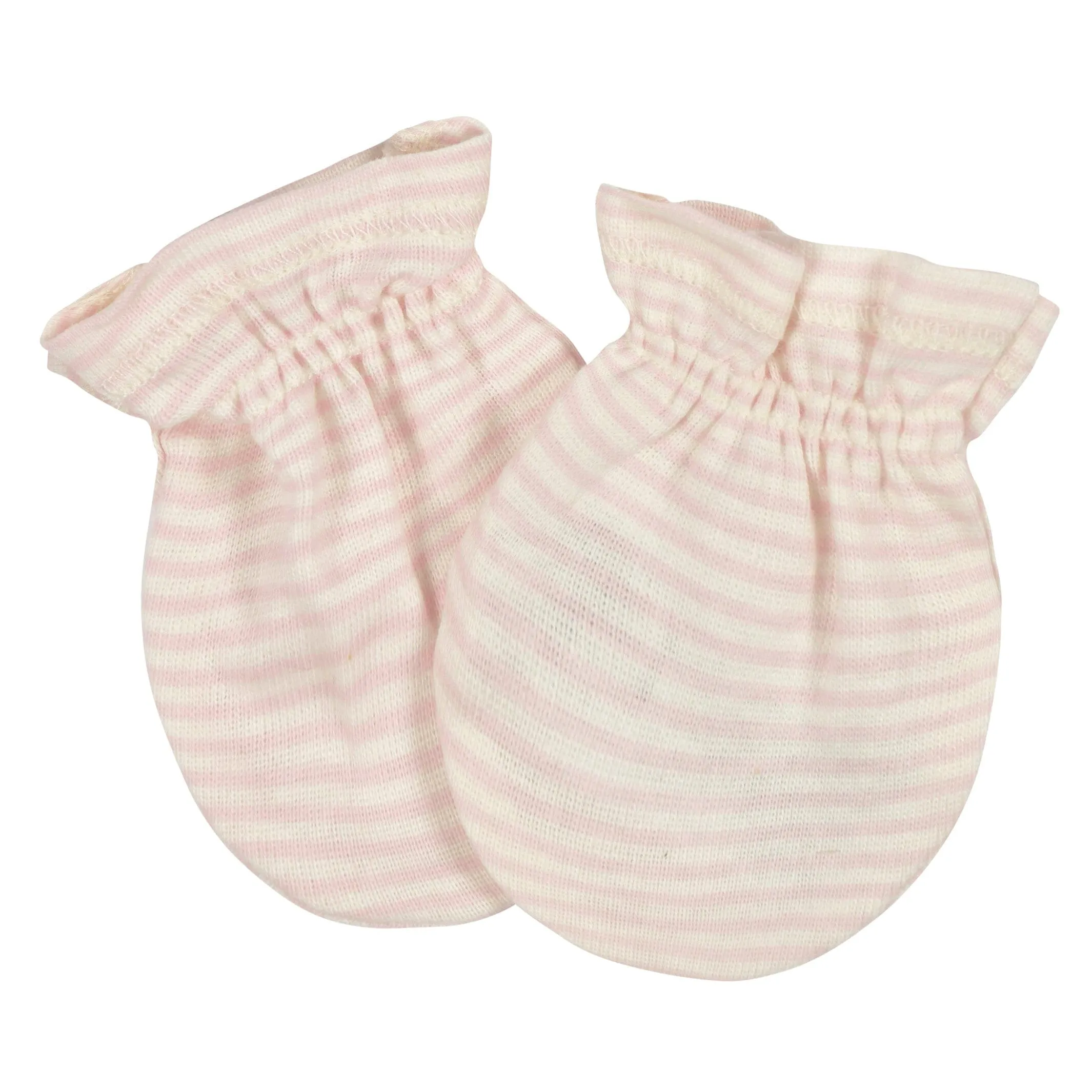 3-Pack Baby Girls Ballerina No Scratch Mittens