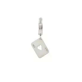 Ace of Heart Earring - Sterling Silver