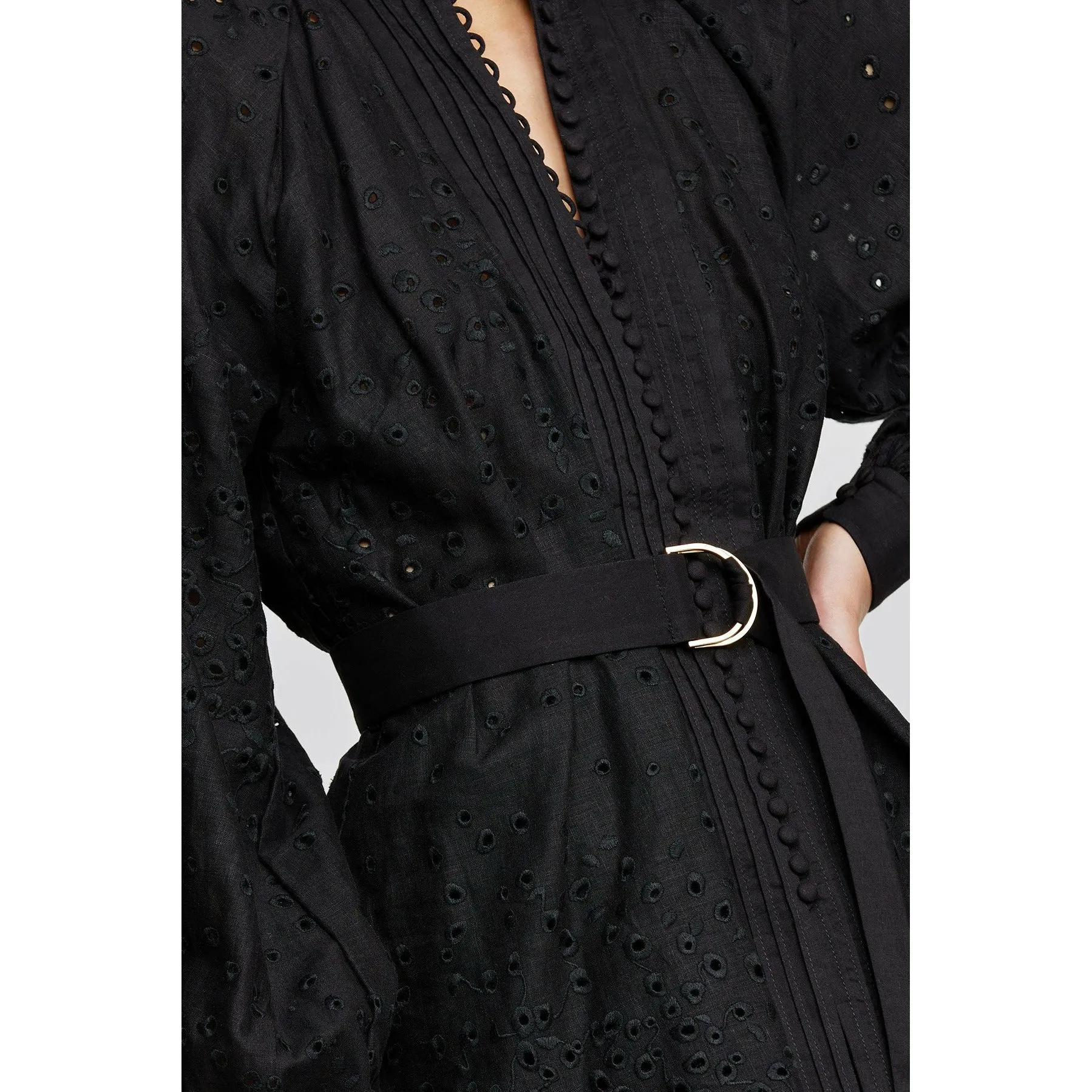 ACLER  Acler Evelyn Blouse - Black Lace