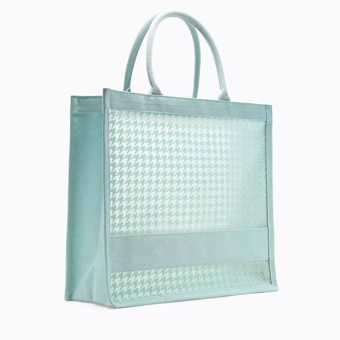 Alyssa Houndstooth Tote Bag