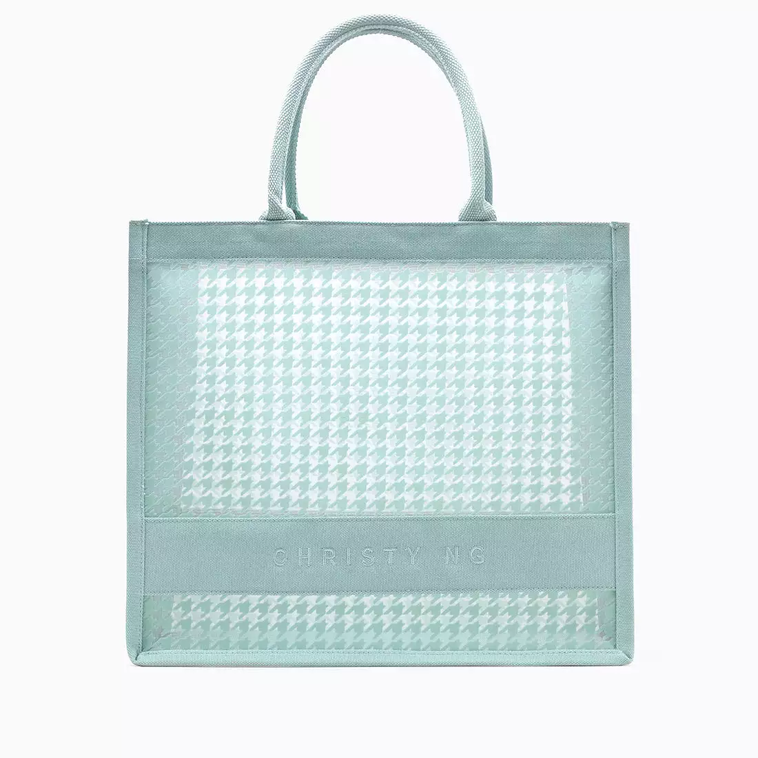 Alyssa Houndstooth Tote Bag