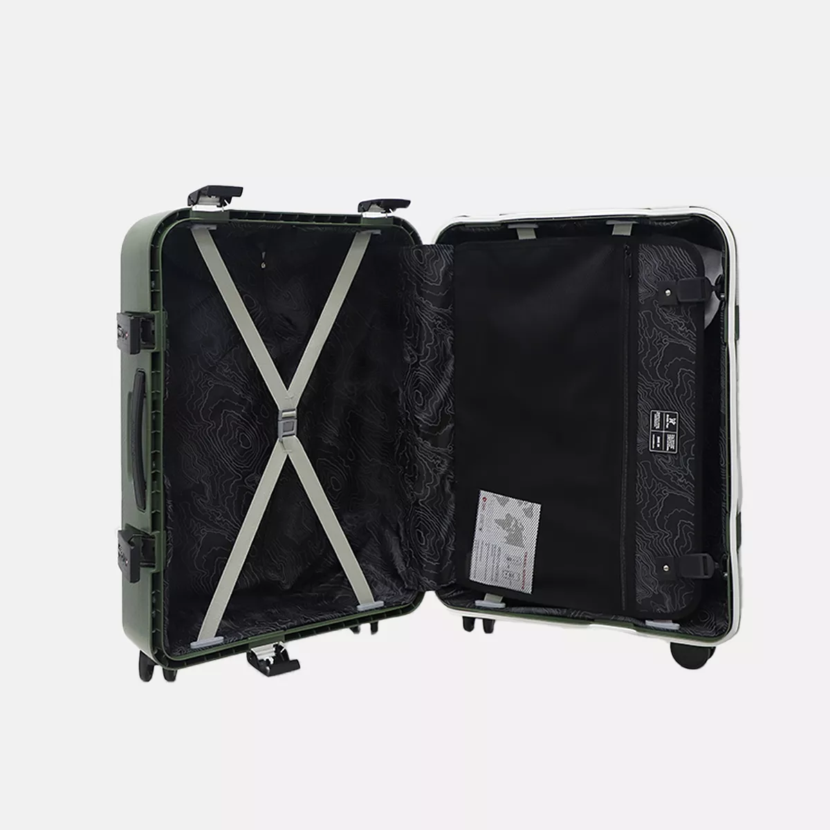 Arctic Fox Elite Armor Hard-side check-in luggage/Suitcase/Trolley Bag (Olive).