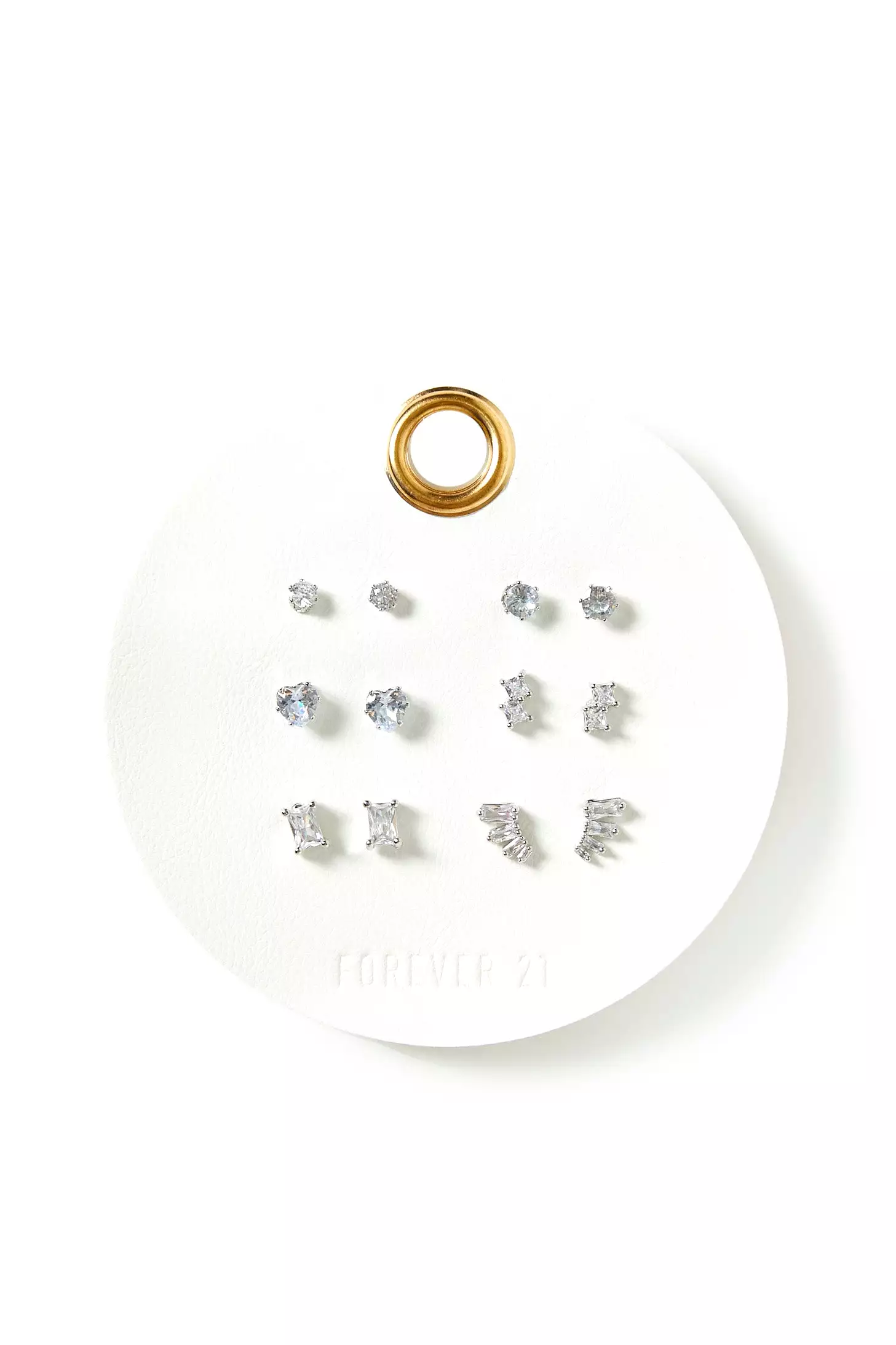 Assorted Rhinestone Stud Earring Set