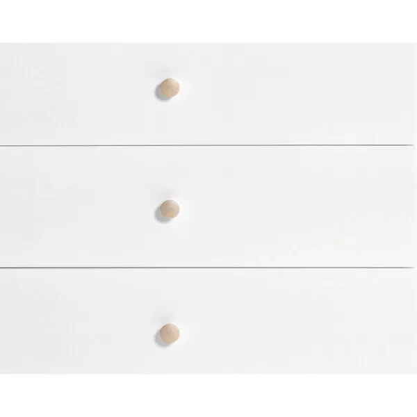 Babyletto Gelato Dresser Knob Set, Washed Natural