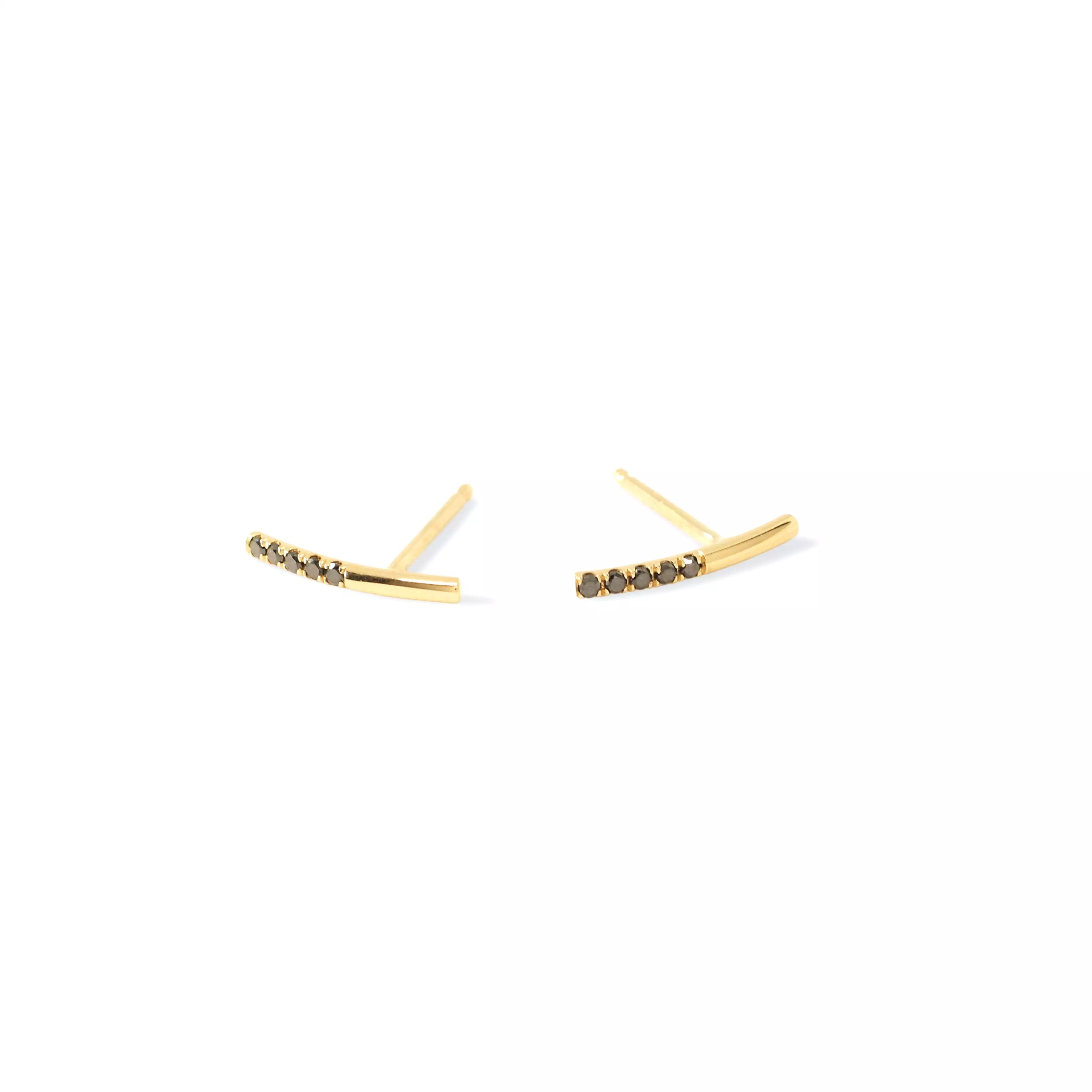 Balance Hook Earring 14K Yellow Gold - Single