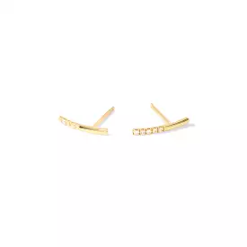 Balance Hook Earring 14K Yellow Gold - Single