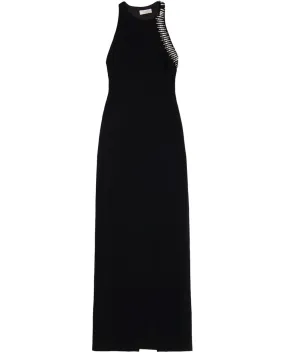 Black Embellished Skyler Maxi Dress