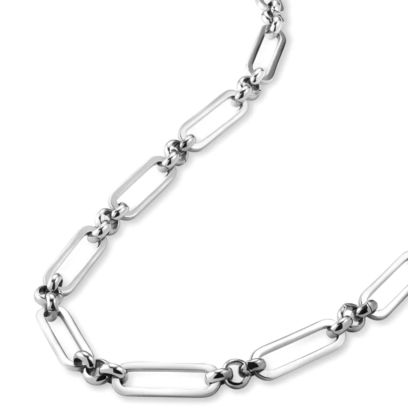 BLAK - Rosefield Chunky Chain Bracelet Silver