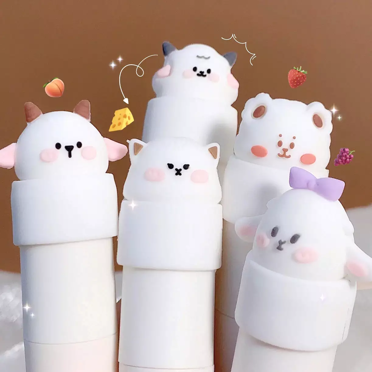 Blind Box Cute Pet Party Lip Glaze