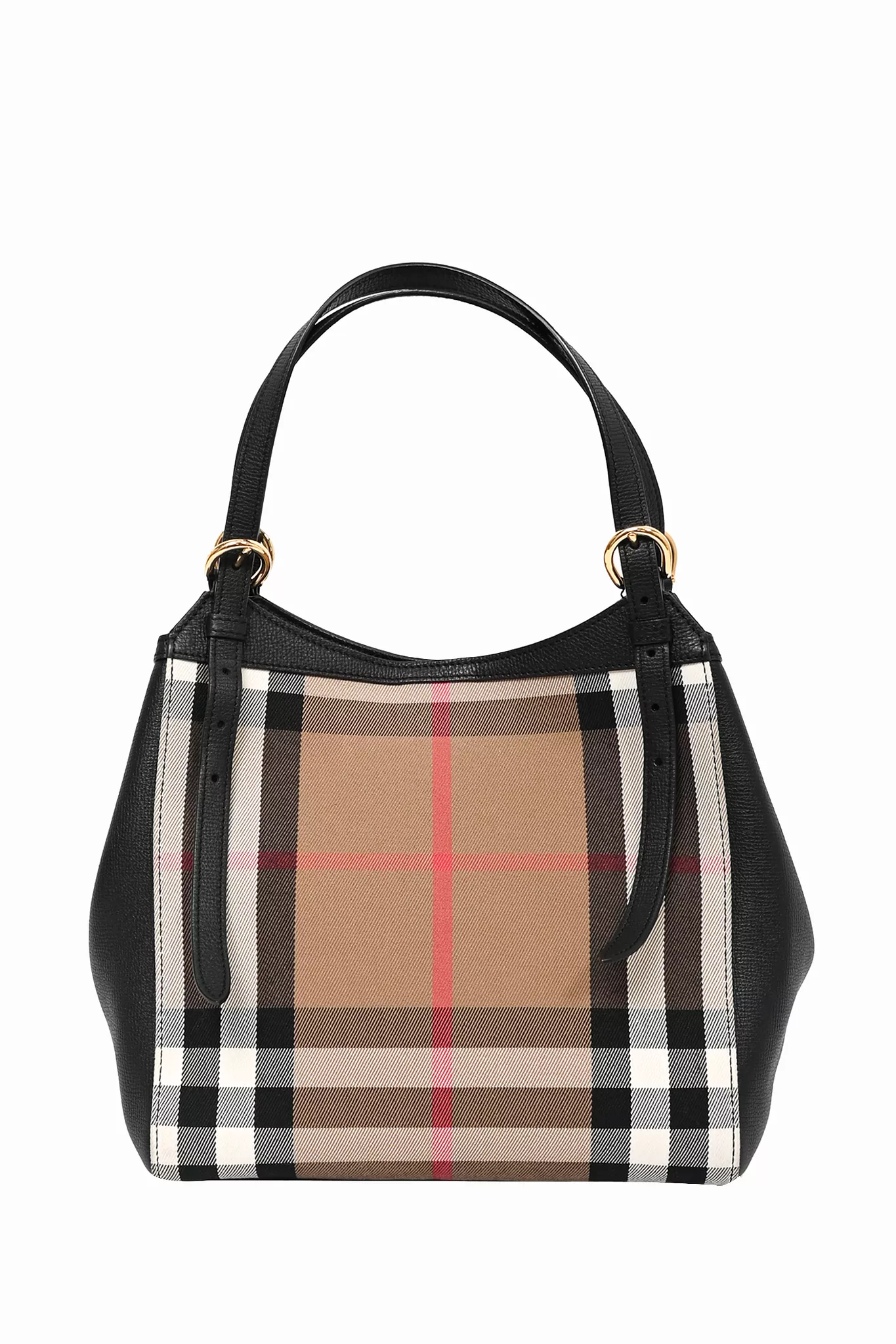 Burberry Nova Check Canvas Small Canterbury Tote