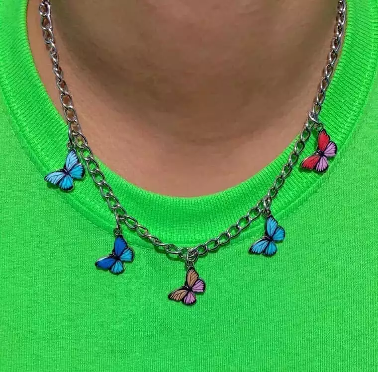 Butterflies Chain Necklace