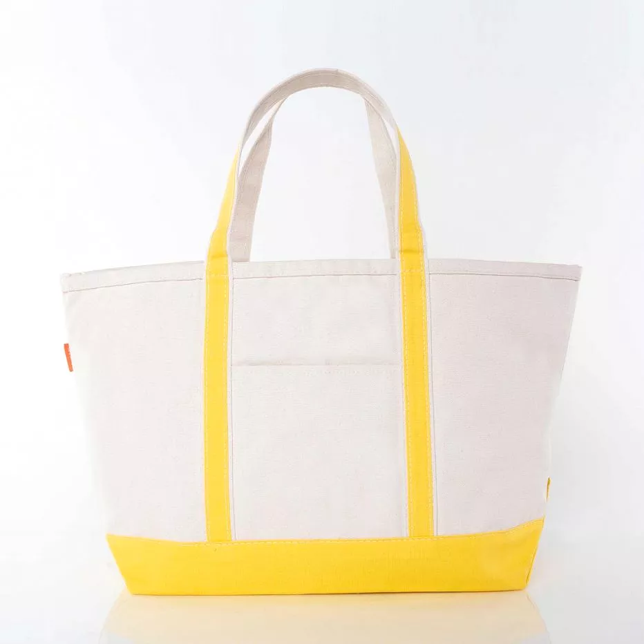 Canvas Large Boat Tote  - (five colorways)