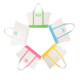 Canvas Large Boat Tote  - (five colorways)