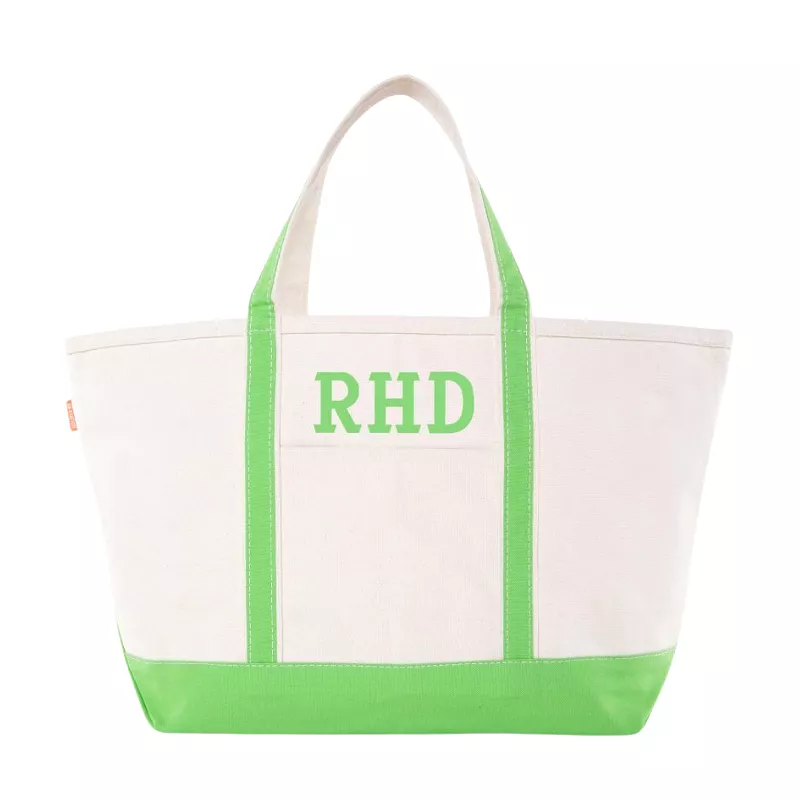 Canvas Large Boat Tote  - (five colorways)