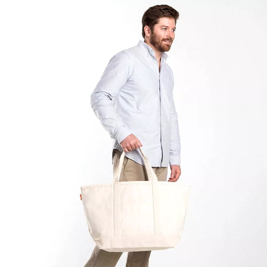 Canvas Large Boat Tote  - (five colorways)