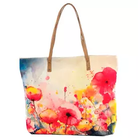 Canvas Poppy Tote