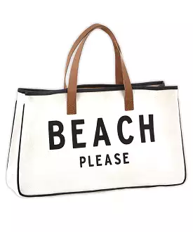 Canvas Tote Bag - Beach Please