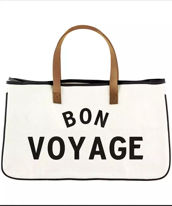 Canvas Tote Bag - Bon Voyage