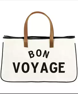 Canvas Tote Bag - Bon Voyage