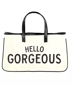 Canvas Tote Bag - Hello Gorgeous