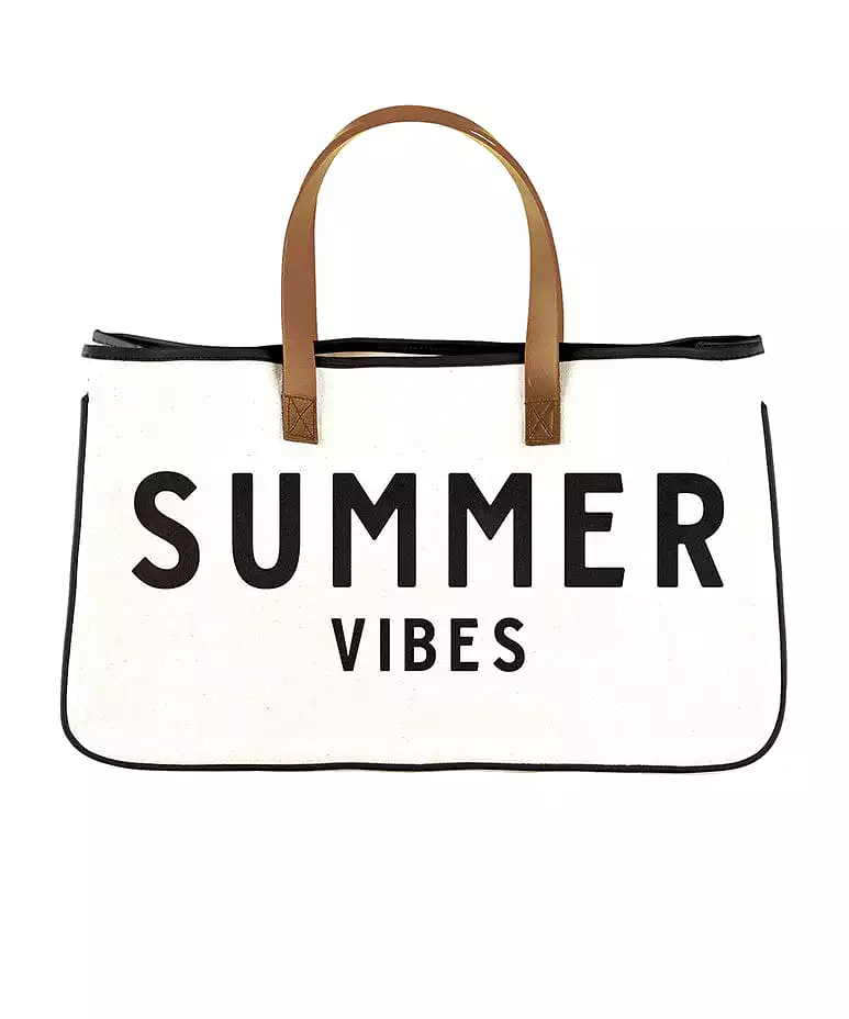 Canvas Tote Bag - Summer Vibes