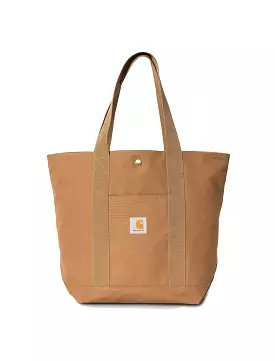 Carhartt WIP Canvas Tote Hamilton Brown Rinsed