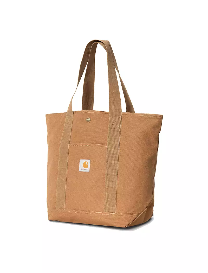 Carhartt WIP Canvas Tote Hamilton Brown Rinsed