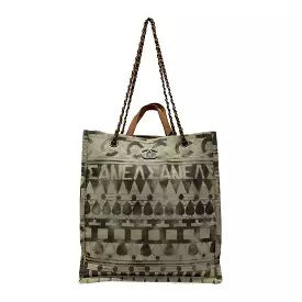 #CHANEL/Tote Bag/Canvas/All Over Print