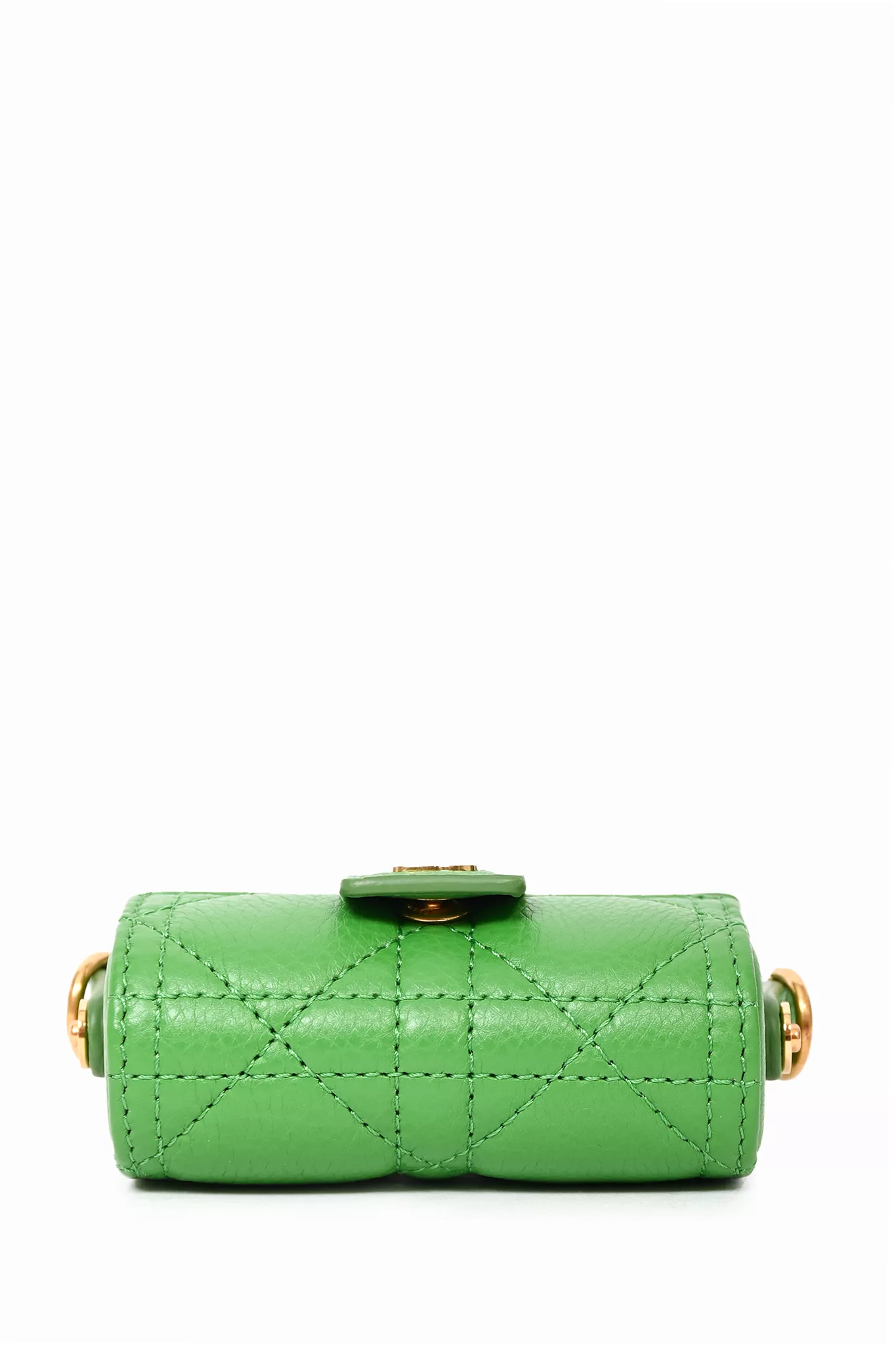 Christian Dior 2022 Green Caro Lipstick Bag with Chain