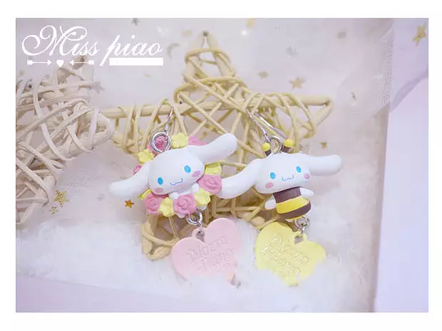 Cinnamoroll earring Ear clip set