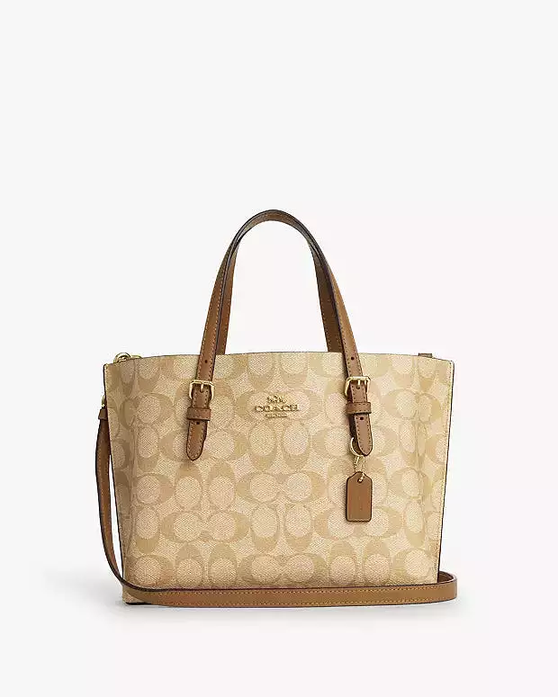 Coach Mollie Tote 25 In Signature Canvas