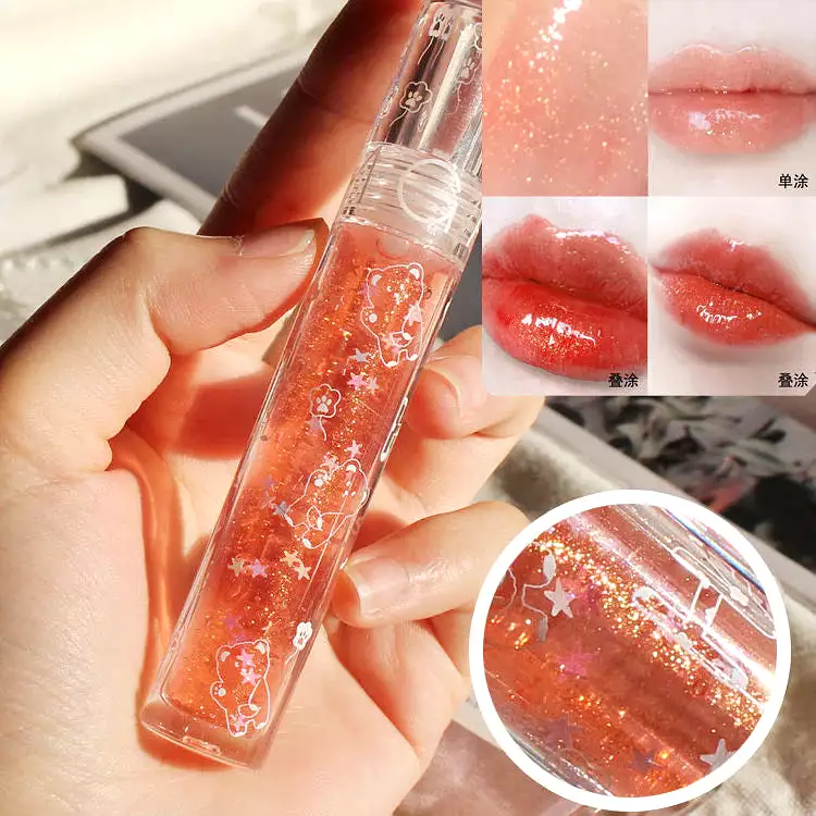 Colorless Glitter Mirror Lip Gloss MK18748