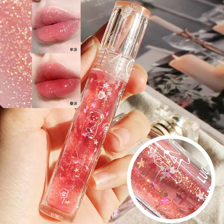 Colorless Glitter Mirror Lip Gloss MK18748