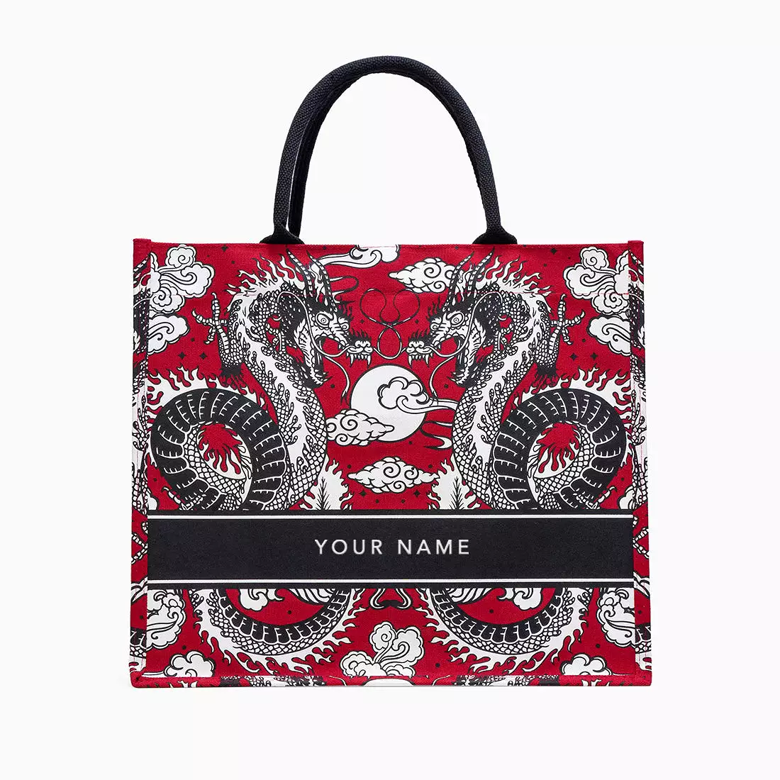 Dragon Large Canvas Tote Bag