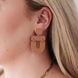 Dreamboat Earrings in Brown