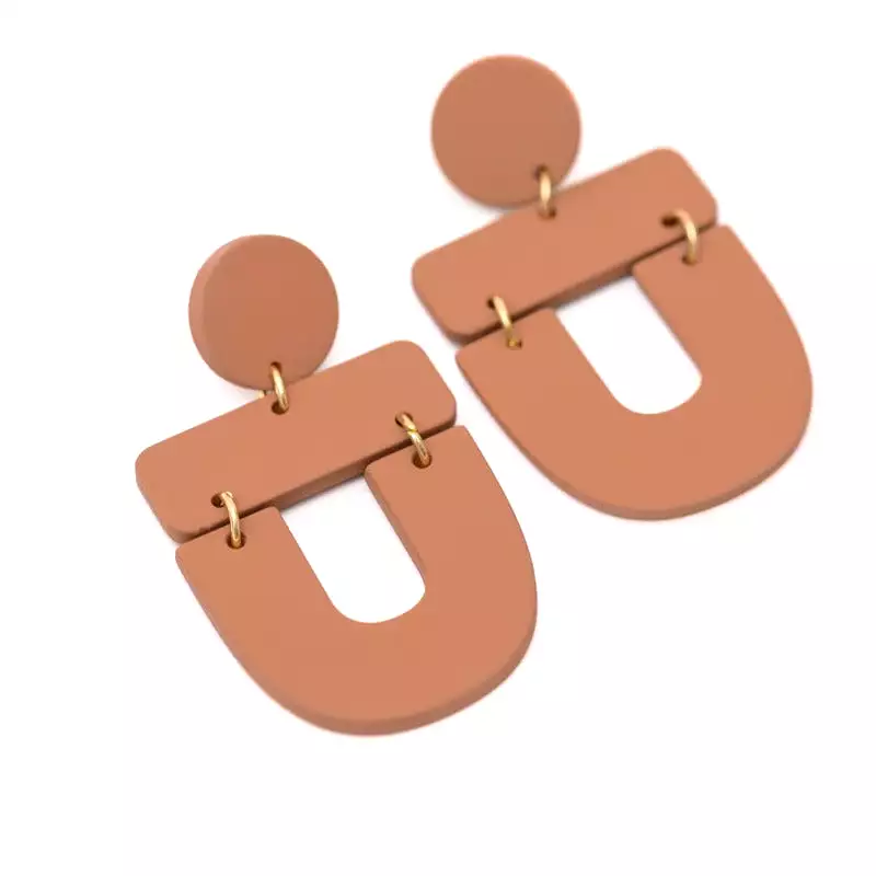 Dreamboat Earrings in Brown