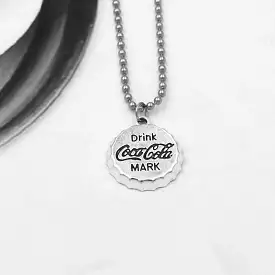 Drink Coca Cola Medallion Necklace