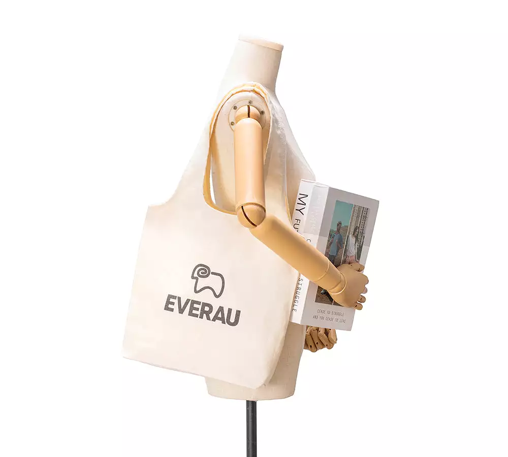 EVERAU Versatile Hand Carry Shoulder Canvas Tote Bag