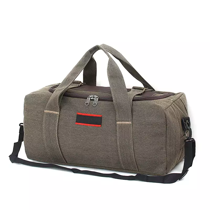 Extra large capacity canvas hand luggage bag