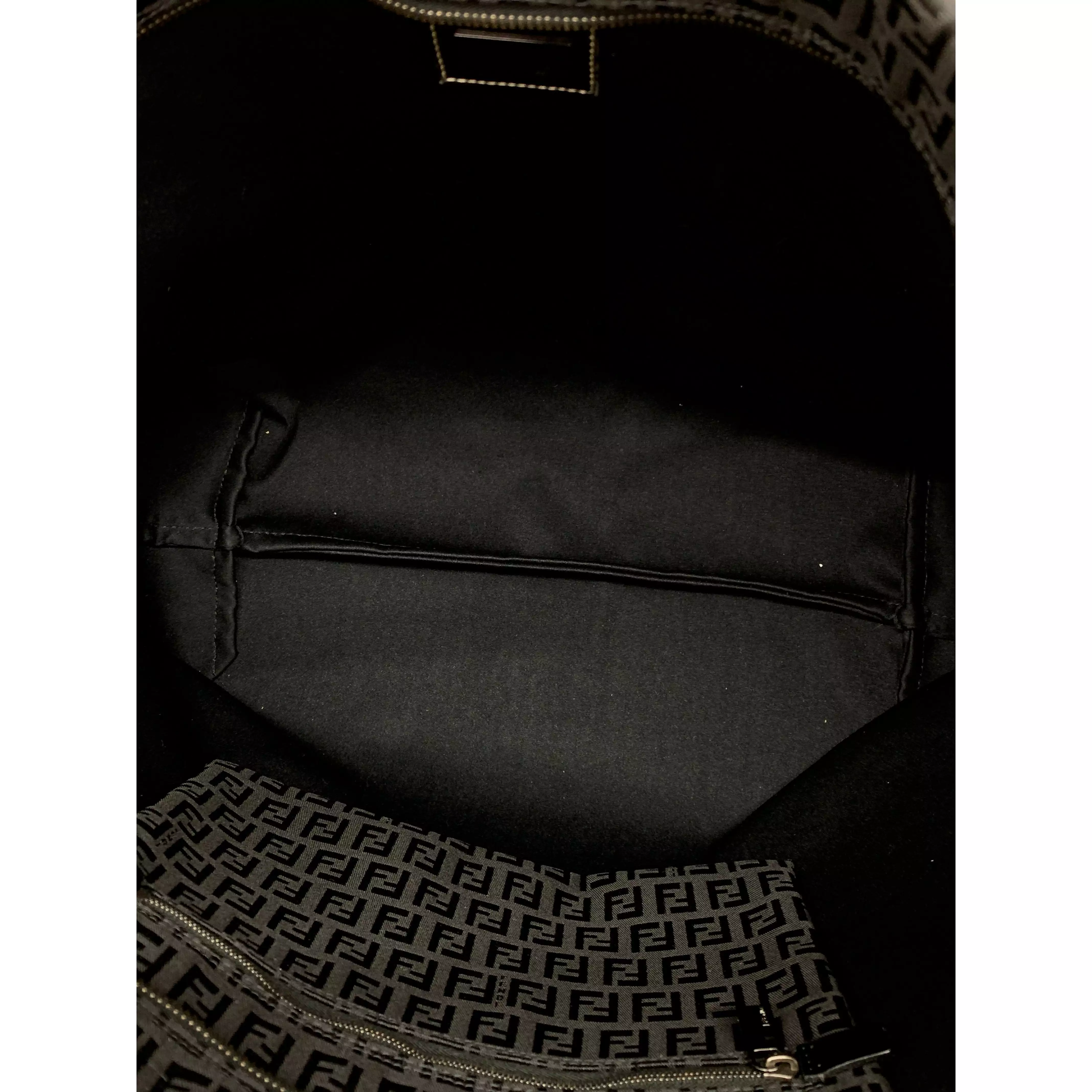 #FENDI/Tote Bag/BLK/Canvas