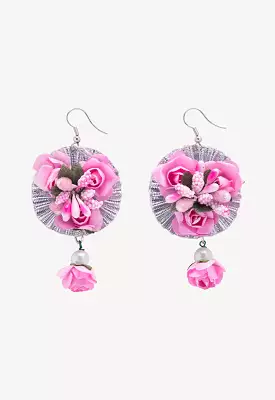 Floral Drop Earrings