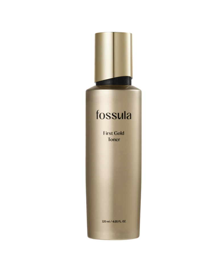 Fossula First Gold Toner 120ml Dry Skincare Texture Moisture Moisturizing