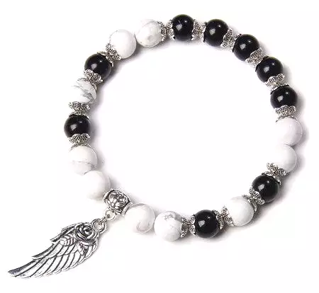 Fresh Accessories - Quartz Bracelet Black + White