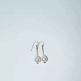 Freshwater Pearl Earrings 14k Gold Vermeil