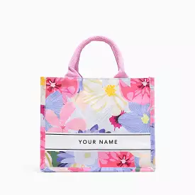 Full Bloom Mini Canvas Tote Bag