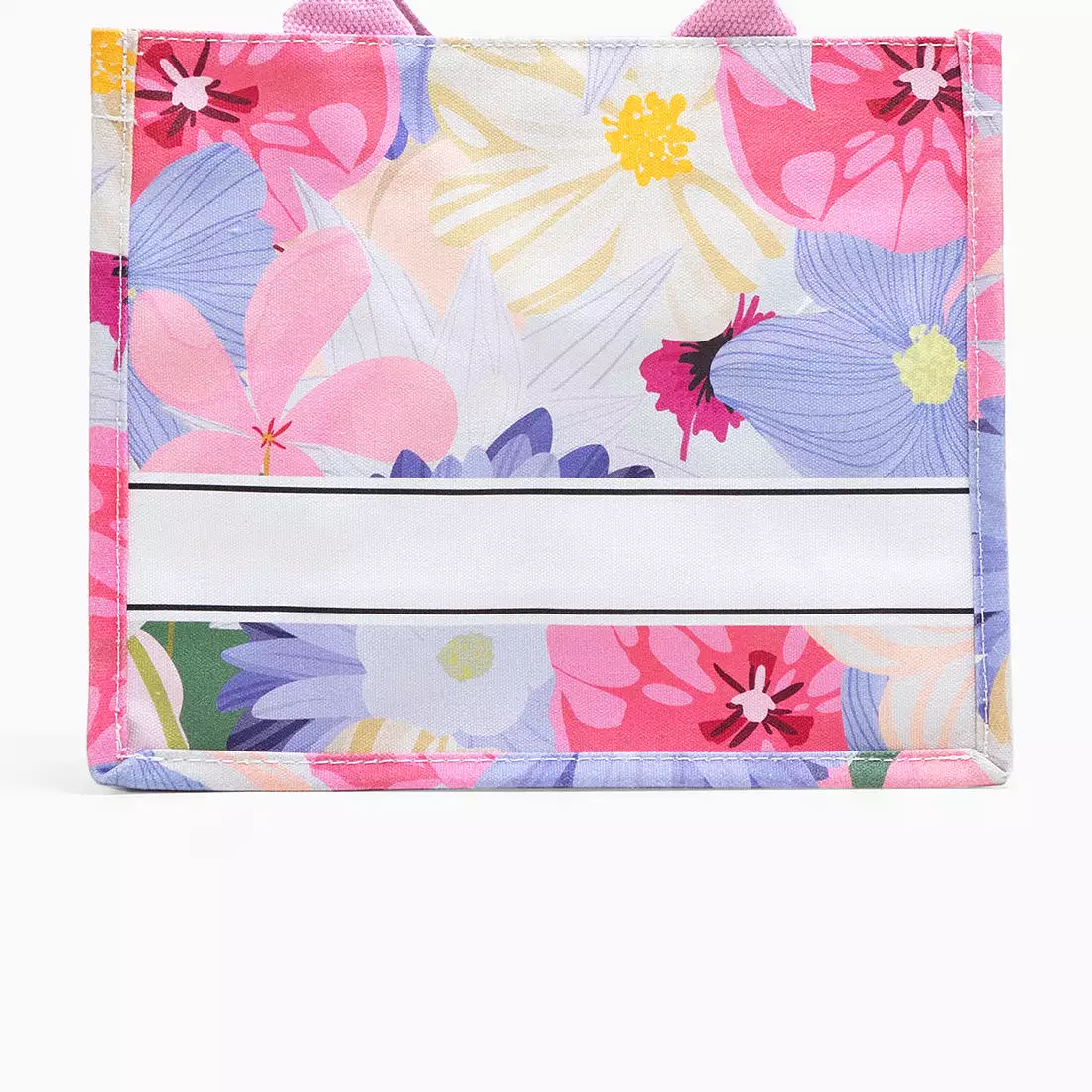 Full Bloom Mini Canvas Tote Bag