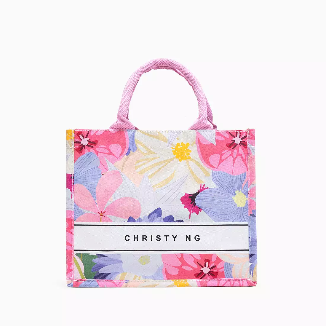 Full Bloom Mini Canvas Tote Bag